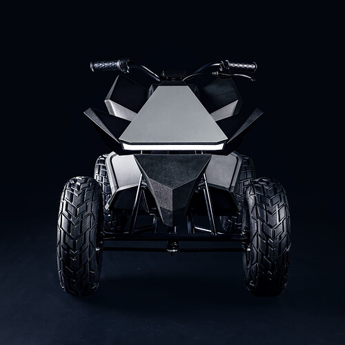 Tesla - Cyberquad for Kids - Front